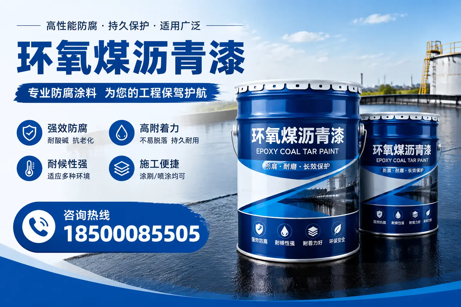 环氧煤沥青漆与其他漆类的比较，北海用户的选择依据