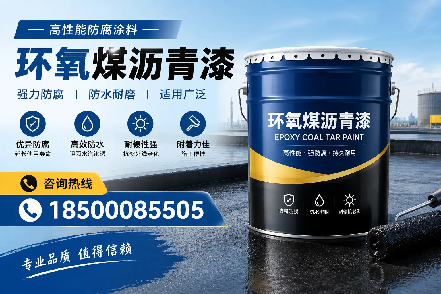 环氧煤沥青漆的主要成分与功能，北海用户深度了解